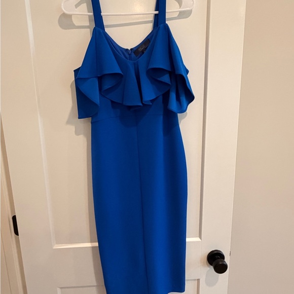 RACHEL Rachel Roy Dresses & Skirts - RACHEL Rachel Roy Cobalt Ruffle Midi Dress